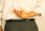 Man crossing fingers behind his back
